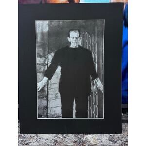 Frankenstein 1931 Vintage Horror Movie Cell Door Monster Poster
16”x20”
